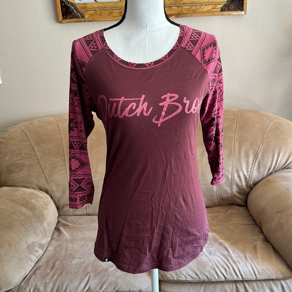 Dutch Bros Aztec 3/4 sleeve
